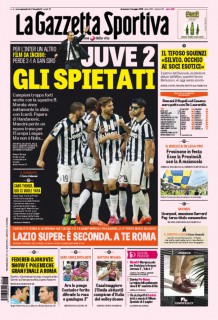 La prima pagina della Gazzetta dello Sport (giornalone.it)