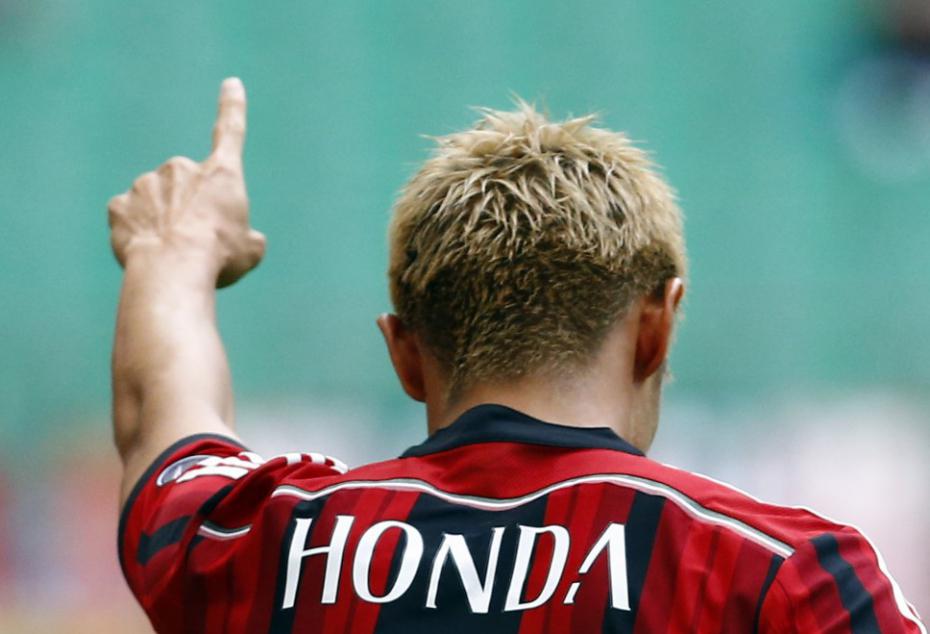 Keisuke Honda, trequartista rossonero (Fonte: www.melty.it) 