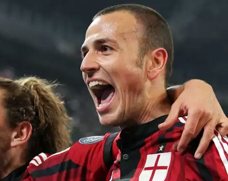 Luca Antonelli dopo un gol (fonte foto: goal.com)