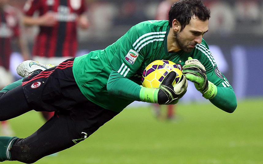 Diego Lopez, portiere rossonero (Fonte: www.telegraph.co.uk) 