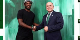 Michael Essien al Panathinaikos, fonte www.pao.gr
