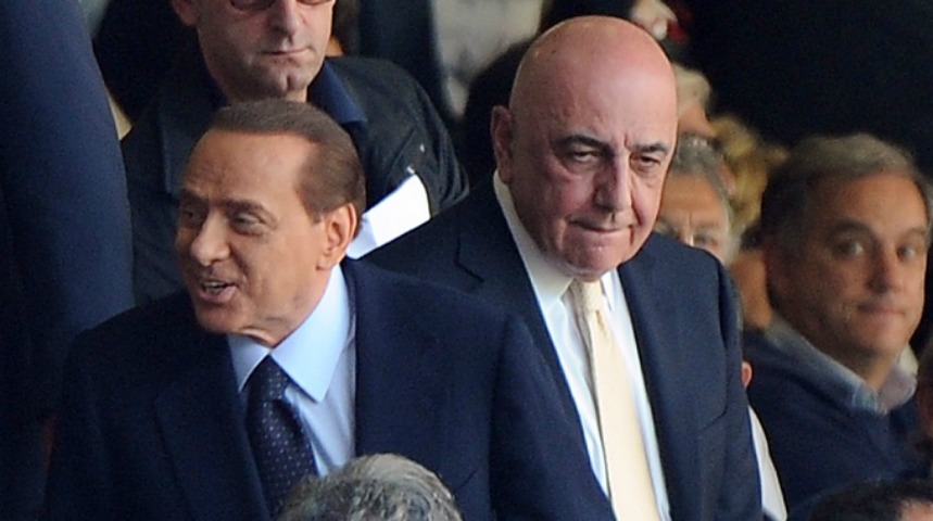Adriano Galliani e Silvio Berlusconi