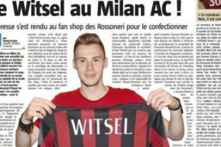In Belgio danno Witsel già rossonero, fonte foto calciomercato.com