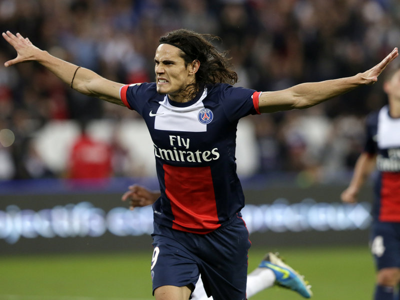 Cavani, attaccante del PSG (fonte foto: calciopremier.it)