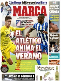 La prima pagina di Marca (giornalone.it)