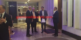 Galliani, Fassone e Ausilio all'uscita del ristorante di Briatore a Montecarlo (gianlucadimarzio.com)