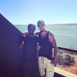 Kevin-Prince Boateng e Sulley Muntari - fonte Profilo Twitter Boateng