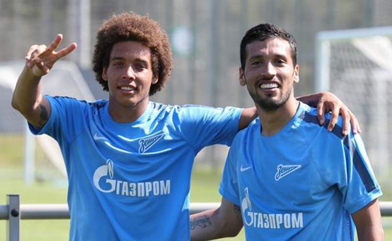Garay e Witsel, obiettivi rossoneri ora allo Zenit - foto: diez.hn