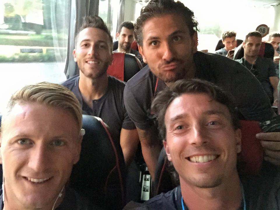 Montolivo, Abate, Cerci e Bertolacci, fonte foto profilo Facebook Riccardo Montolivo