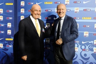 Adriano Galliani, amministratore delegato del Milan, e Beppe Marotta, ad della Juventus.