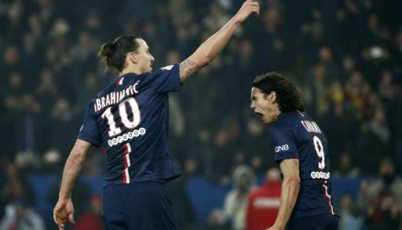 Ibrahimovic e Cavani con la maglia del PSG (Fonte: www.ladige.it) 