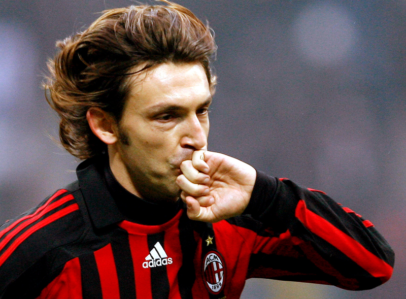Andrea Pirlo, ex giocatore rossonero (Fonte: www.calcioweb.eu) 