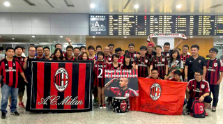 Il Milan è arrivato in Cina (fonte foto: www.twitter.it)