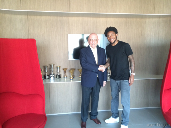 Galliani e Luiz Adriano, fonte foto acmilan.com