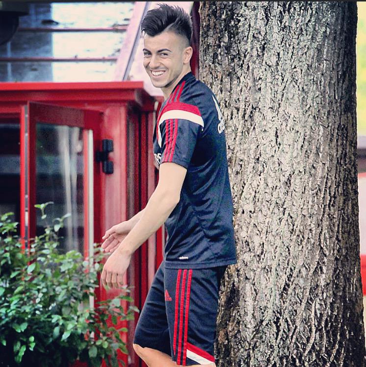 El Shaarawy a Milanello, fonte foto Profilo Twitter El Shaarawy
