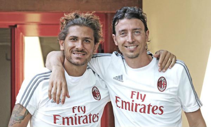 Riccardo Montolivo e Alessio Cerci (Fonte: twitter Riccardo Montolivo)