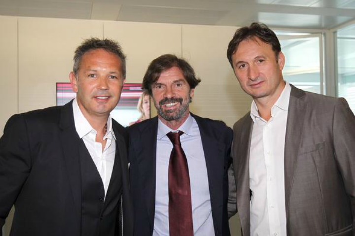 Sinisa Mihajlovic e Filippo Galli (Fonte: twitter Filippo Galli)
