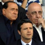 SPORT, CALCIO: SILVIO BERLUSCONI ALL'AMICHEVOLE VARESE - MILAN