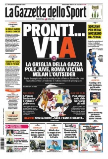 Prima pagina La Gazzetta dello Sport, fonte foto gazzetta.it