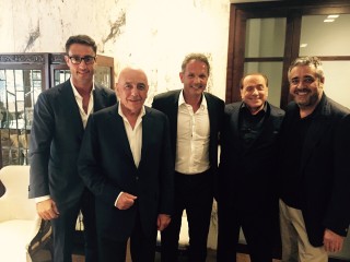 Berlusconi, Galliani e Mihajlovic a cena - foto: SportMediaset.it