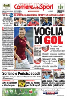 Prima pagina Corriere dello Sport, fonte foto corrieredellosport.it