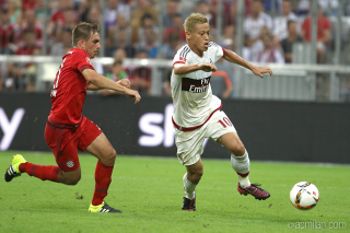 Honda in azione, fonte foto acmilan.com
