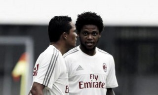 Carlos Bacca e Luiz Adriano in allenamento, fonte foto tuttosport.com