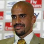 Juan Sebastian Veron faces the media after signing for Chelsea