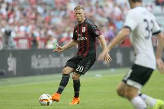 Ignazio Abate contro il Tottenham (acmilan.com)