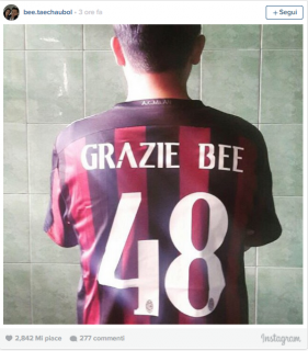Fonte foto: Instagram, profilo ufficiale di Bee Taechaubol