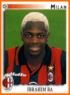 Stagione 1997-98, Ibrahim Ba con la maglia del Milan (fonte foto: e-gaia.it)