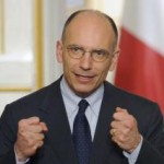 Italian PM Enrico Letta in Paris