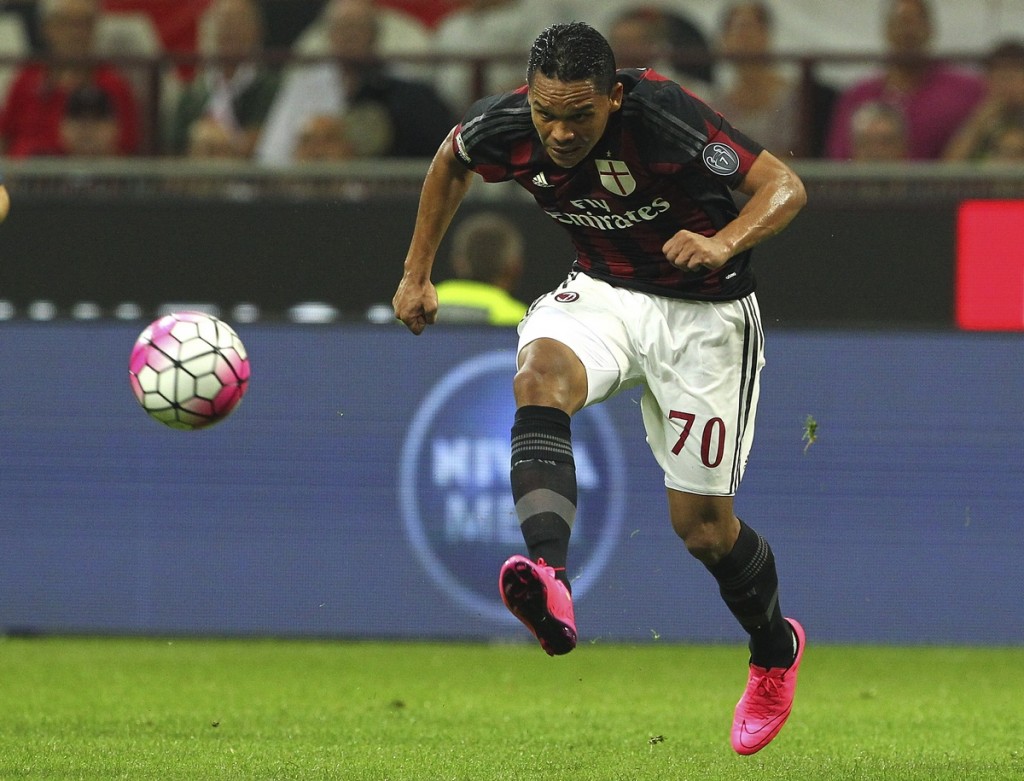 Carlos Bacca, staffetta in vista contro il Genoa?