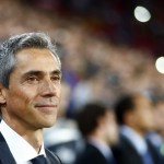 FC Basel's coach Paulo Sousa pauses before their Champions League Group B soccer match against Liverpool in Basel
