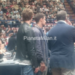 Poli e Bonaventura a tifare Olimpia, foto PianetaMilan.it