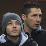 Valentino Rossi e Marco Materazzi