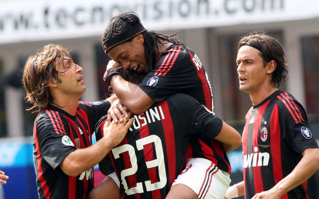 Pirlo Ronaldinho Milan