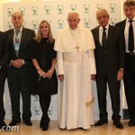 Barbara Berlusconi e Papa Francesco