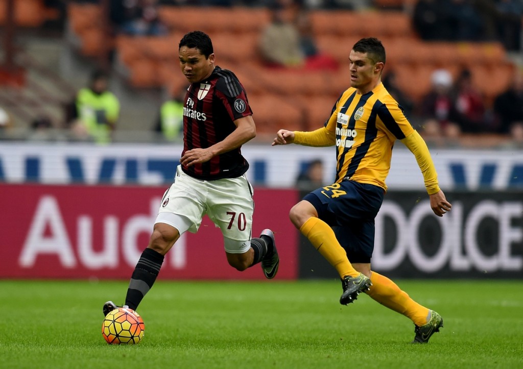 Carlos Bacca, attaccante del Milan