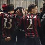 I calciatori del Milan festaggiano, Getty Images
