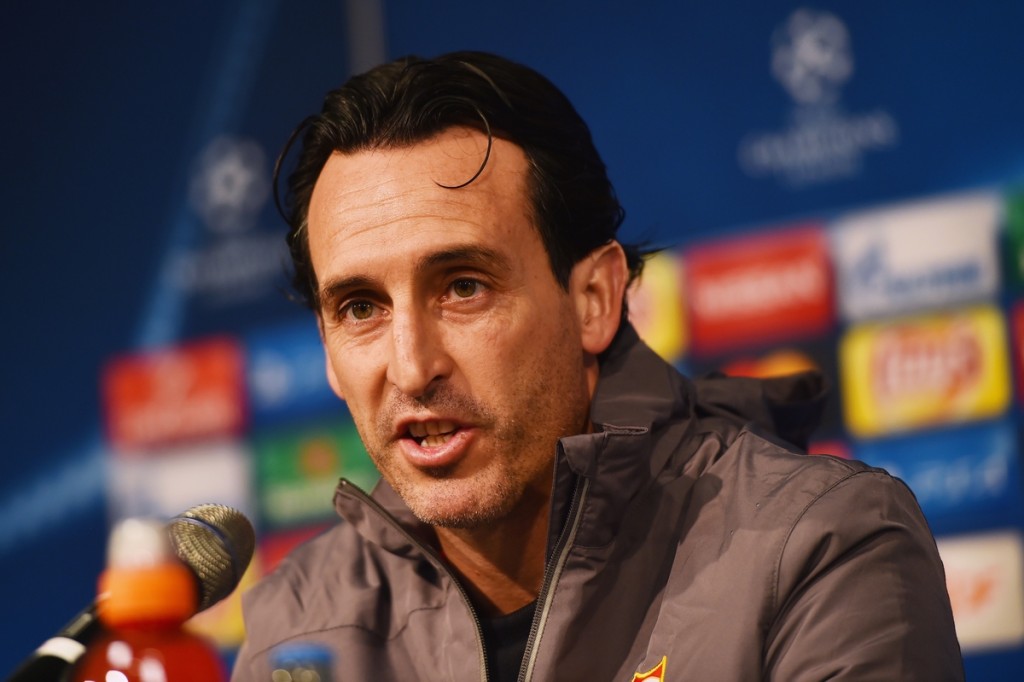 Unai Emery, tecnico del Siviglia, tra poco al PSG