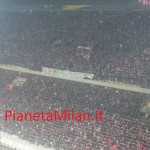 Contestazione Curva Sud, foto PianetaMilan.it
