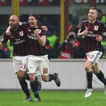 Alex festeggiato dopo il gol, Getty Images