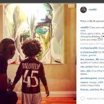 Balotelli e la figlia Pia, foto profilo Instagram Mario Balotelli