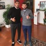 Boateng, centrocampista del Milan, e l'ex Nocerino, , foto profilo Twitter Kevin Prince Boateng