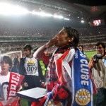 Manuel Rui Costa, festeggia un titolo con la maglia del Benfica