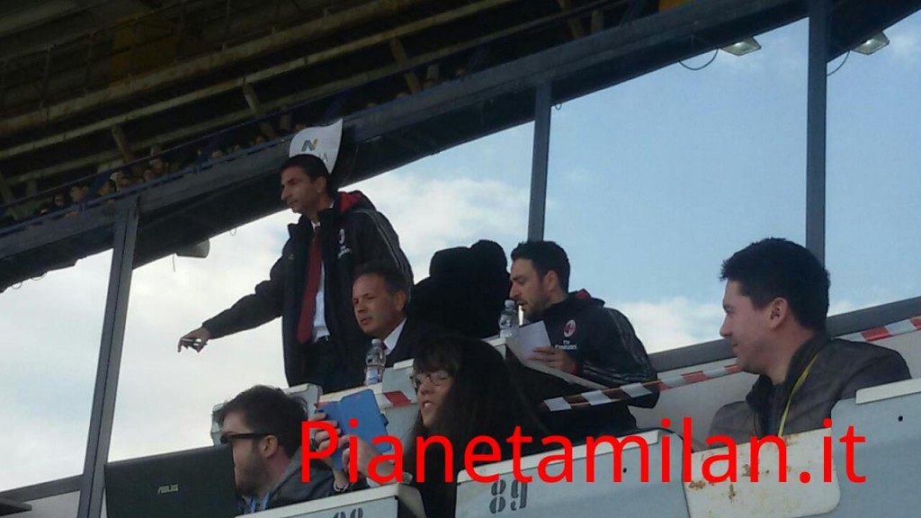 Sinisa Mihajlovic, in tribuna per Chievo - Milan, foto PianetaMilan.it