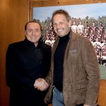 Sinisa Mihajlovic e Silvio Berlusconi Milan
