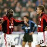 Weah e Bierhoff, Milan, Getty Images