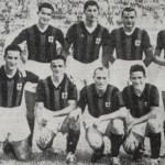 Boffi e Meazza nel Milan 1940/41, foto rossonerisiamonoi.blogspot.com